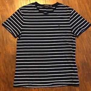 Polo Ralph Lauren Blue & light blue Striped Tee